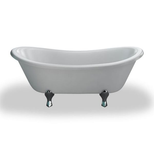 Ванна акриловая Burlington Bateau T10F 164х70 двусторонняя с ножками