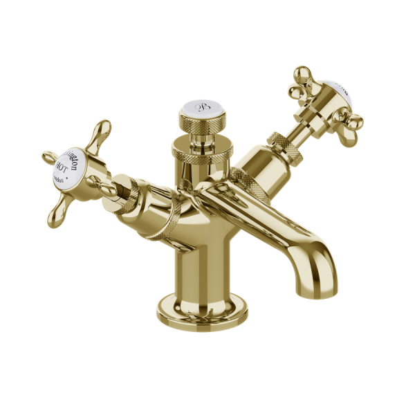 Смеситель для раковины Burlington Guild GU110DNC , цвет золото